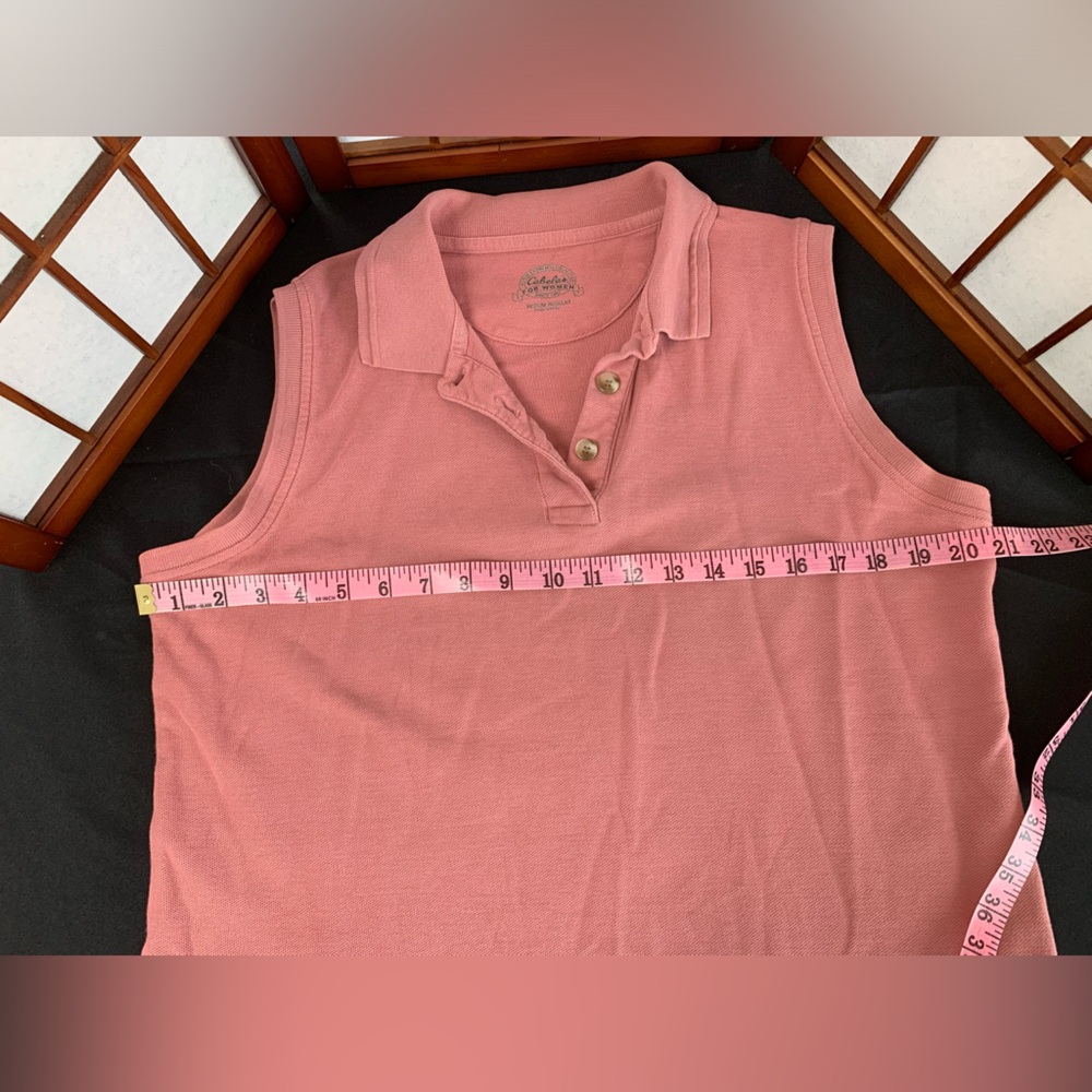 Cabela’s Women’s Peachish-apricot Sport Tee Top. Size M. Good condition - Picture 5 of 5